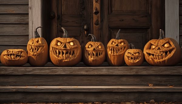 Get inspired by scary pumpkin designs for your Halloween